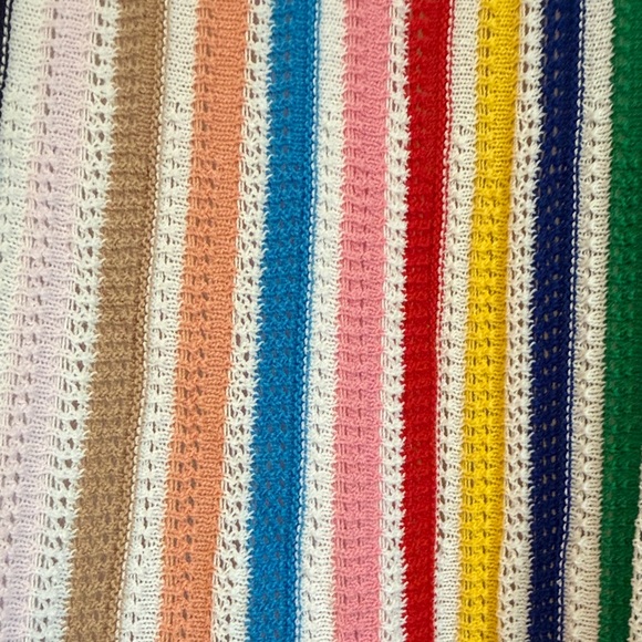 J. Crew Colorful Striped A-Line Skirt - Picture 3 of 7